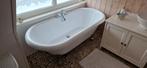 Witte Badkuip op pootjes, Huis en Inrichting, Ophalen, Gebruikt, Met bad