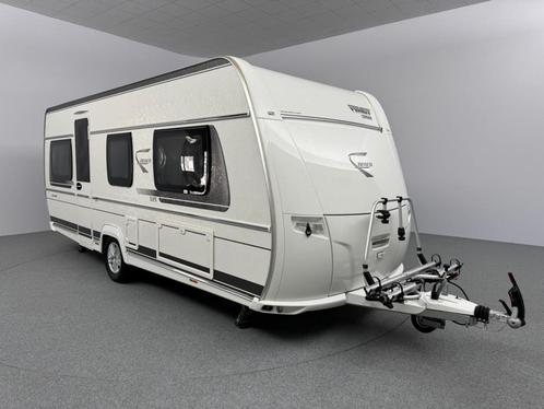Fendt Bianco Selection 515 SG Mover Fietsendrager, Caravans en Kamperen, Caravans, Bedrijf, Rondzit, Fendt, 2 aparte bedden, 5 tot 6 meter