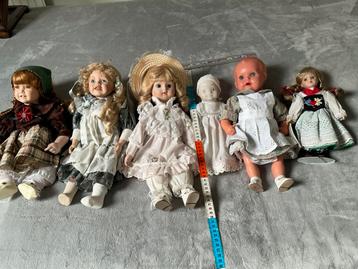 Poppen 6 stuks  beschikbaar voor biedingen
