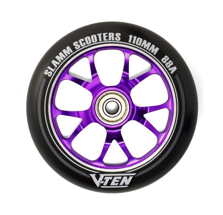 SLAMM V-TEN II Reserve Wiel Stuntstep 110 mm Paars KOOPJE!!!, Kinderen en Baby's, Speelgoed | Buiten | Voertuigen en Loopfietsen