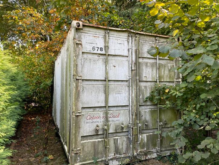 20 ft container in goede staat (circa 6x2,5x2,5m), Zakelijke goederen, Machines en Bouw | Keten en Containers, Ophalen