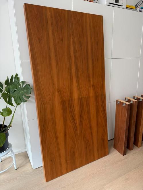 Tafel, Huis en Inrichting, Tafels | Eettafels, Gebruikt, 50 tot 100 cm, 150 tot 200 cm, Vijf personen of meer, Rechthoekig, Ophalen