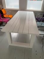 Eettafel wit hout 220-95 cm van Depot Rotterdam laatste kans, Ophalen, Gebruikt
