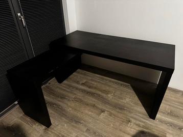 IKEA Malm Uitschuifbureau - Bureau - Goede Staat - afbeelding 3