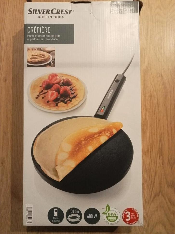 Crêpière SilverCrest, Huis en Inrichting, Keuken | Keukenbenodigdheden, Zo goed als nieuw, Ophalen of Verzenden