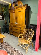 Vintage Rohe Noordwolde bamboe rotan stoeltje, Ophalen, A, A, A