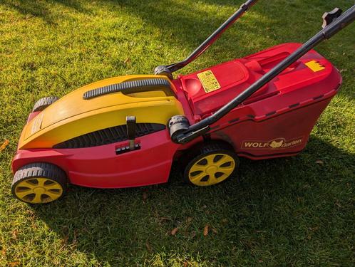 Wolf Garten Ambition 34 E Grasmaaier, Tuin en Terras, Grasmaaiers, Gebruikt, Elektrische grasmaaier, 30 t/m 39 cm, Cirkelmaaier
