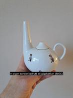 Theepotje met ezel opdruk, porselein 12x8.5x14cm, Huis en Inrichting, Keuken | Servies, Overige typen, Nieuw, Ophalen of Verzenden