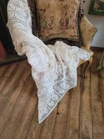 Vintage sprei woondeken tafelkleed, Huis en Inrichting, Slaapkamer | Beddengoed, Heikant 21 Kaatsheuvel, Eenpersoons, Wit, Overige typen