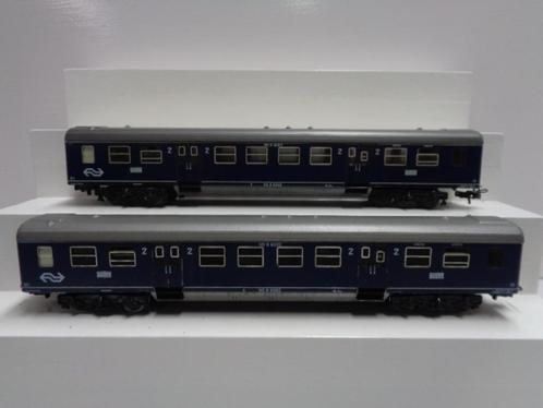 Marklin(set-a) 4049 personenrijtuigen NS 2x. (H0), Hobby en Vrije tijd, Modeltreinen | H0, Gebruikt, Wagon, Wisselstroom, Märklin