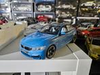 Bmw M3 F80 blue Gt spirit 1:18, Hobby en Vrije tijd, Modelauto's | 1:18, Ophalen of Verzenden, Zo goed als nieuw, Overige merken