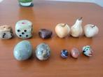 beeldje steen ei eieren dobbelsteen jade albast marmer beeld, Ophalen of Verzenden, Zo goed als nieuw, Overige typen
