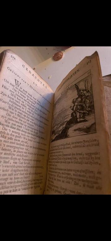 Antieken boek van CL.Bruins uit 1740 beschikbaar voor biedingen