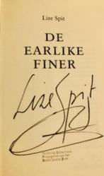 Gesigneerd Lize Spit, De Earlike Finer Boekenweek 2023 Fries, Ophalen of Verzenden, Nieuw, Lize Spit