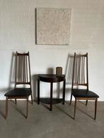 Vintage Stoelen, Huis en Inrichting, Ophalen, Gebruikt, Bruin, Twee