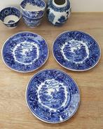 Vintage Arabia dessert/borden 3 x, Sininen Maisema, Antiek en Kunst, Ophalen of Verzenden