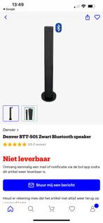 Denver BTT 501 zwarte Bluetooth speaker, Ophalen, Gebruikt