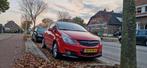 Opel Corsa 1.4 16V 3D 2010 rood/zwart, Auto's, Voorwielaandrijving, Euro 5, 4 cilinders, Zwart