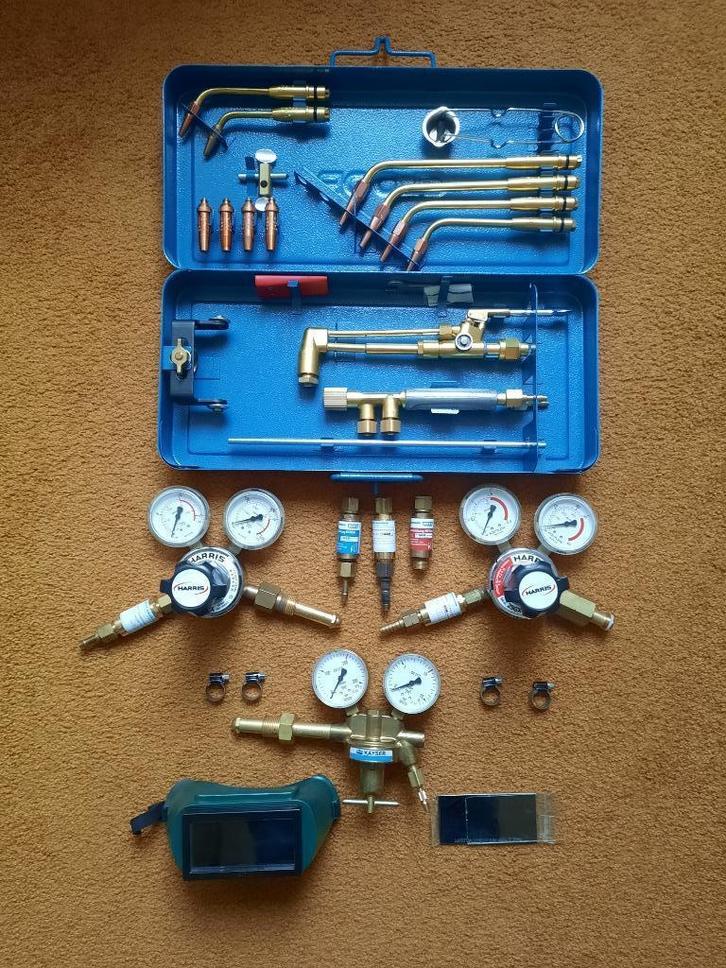 Te Koop NIEUWE Gloor Ideal Las en Snijkist+ accessoires, Doe-het-zelf en Verbouw, Gereedschap | Lasapparaten, Nieuw, Overige typen