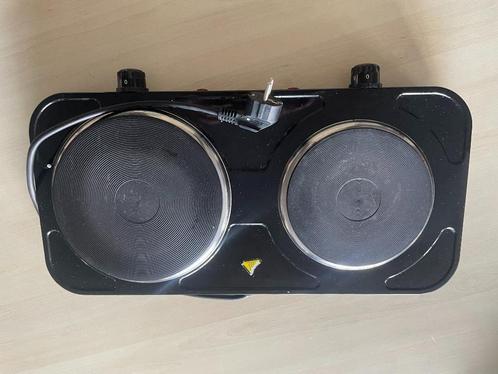 Draagbare Elektrische Kookplaat Zwart, Witgoed en Apparatuur, Kookplaten, Zo goed als nieuw, Vrijstaand, Elektrisch, 3 kookzones of minder