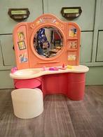 Vintage Hollywood Hair Barbie Mattel salon kaptafel en stoel, Ophalen of Verzenden, Gebruikt, Accessoires