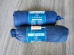 2 hoeslakens blauw 90X220, Huis en Inrichting, Ophalen, Eenpersoons, Blauw, Hoeslaken of Sloop