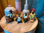 4 vintage beelden eenden met mensenlichaam, Ophalen of Verzenden, Gebruikt