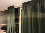 Verduisterende gordijnen groen, Huis en Inrichting, Stoffering | Gordijnen en Lamellen, Ophalen, 200 cm of meer, 150 tot 200 cm