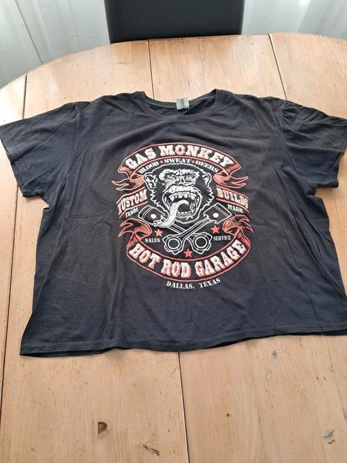 T Shirt Gas Monkey Garage maat 3XL, Kleding | Heren, T-shirts, Overige maten, Zwart, Ophalen of Verzenden
