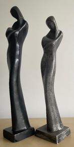 Art deco 1935 beeld x2 RENÉ DAEMEN MATERNITÉ madonna maria, Antiek en Kunst, Kunst | Beelden en Houtsnijwerken, Ophalen of Verzenden