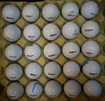 Golfballen WILSON zo goed als nieuw 25 stuk beschikbaar voor biedingen