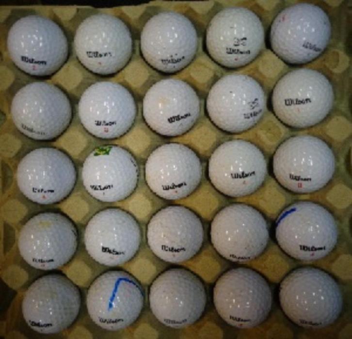 Golfballen WILSON zo goed als nieuw 25 stuk, Sport en Fitness, Golf, Zo goed als nieuw, Bal(len), Overige merken, Ophalen of Verzenden