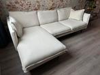 Hoekbank Gayle Karwei, links, wit/beige, 3 jaar oud, zgan, Ophalen, Zo goed als nieuw, Vierpersoons of meer
