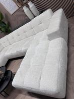 SHOWMODEL | Luxe Teddy Bouclé U-Bank /Hoekbank - Créme - 330, Huis en Inrichting, Banken | Bankstellen, Ophalen, -, -, Hoekbank
