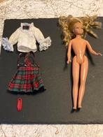 Vintage Skipper Pop met orginee Kleding 1980, Ophalen of Verzenden, Gebruikt, Barbie