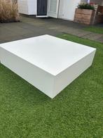 Strakke design salon tafel  90x25cm , wit RAL 9010, Huis en Inrichting, Tafels | Salontafels, Ophalen, Gebruikt, 50 tot 100 cm