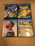 PS4 Games - Horizon, Rayman, FIFA 22, Rocket League, Ophalen, Gebruikt, Overige genres, Eén computer
