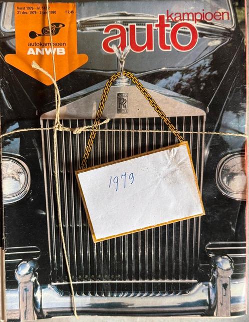 Autokampioenen uit jaargang 1979, Verzamelen, Tijdschriften, Kranten en Knipsels, Tijdschrift, 1960 tot 1980, Ophalen of Verzenden