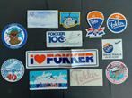 12 stickers van Fokker (ST18), Verzamelen, Ophalen of Verzenden, Zo goed als nieuw, Overige typen
