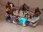 Schaatsbaan kerstdorp (bewegend met licht), Diversen, Kerst, Ophalen, Gebruikt