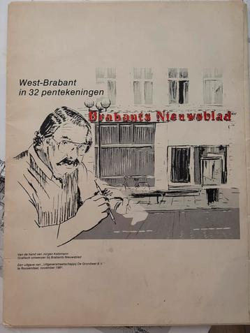 West-Brabant in 32 pentekeningen door Jürgen Katzmann beschikbaar voor biedingen