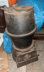 Gietijzeren kacheltje kuikenkacheltje 59 cm hoog, Ophalen of Verzenden, Zo goed als nieuw, Hout, Houtkachel