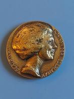 Penning herinnering inhuldiging Beatrix koningin, Postzegels en Munten, Penningen en Medailles, Ophalen of Verzenden, Brons, Nederland