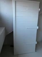 Mooie witte barndoor voor mancave, Ophalen, Zo goed als nieuw, Binnendeur, 200 tot 215 cm