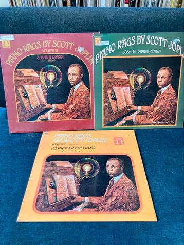 Scott Joplin - Piano Rags - vol 1-3 - Joshua Rifkin beschikbaar voor biedingen