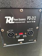 Boxen power dynamics pd-312, X, Ophalen, Audio, X
