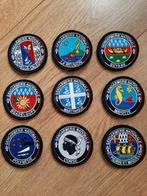 9 ecussons/patches Gendarmerie, Ophalen of Verzenden, Overige soorten, Overige gebieden, Embleem of Badge