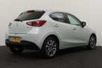 Mazda 2 1.5 90 PK Skyactiv-G GT-M Half-Leder Climate Camera, Voorwielaandrijving, Gebruikt, Leder en Stof, Wit