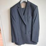 Herenkostuum donkerblauw woolmark Italiaans design., Kleding | Heren, Ophalen of Verzenden, Zo goed als nieuw, Maat 52/54 (L)