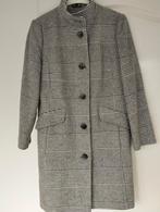 Barbara Lebek wollen mantel - Ruitpatroon beige grijs zgan, Maat 38/40 (M), Ophalen of Verzenden, Zo goed als nieuw, Barbara Lebek